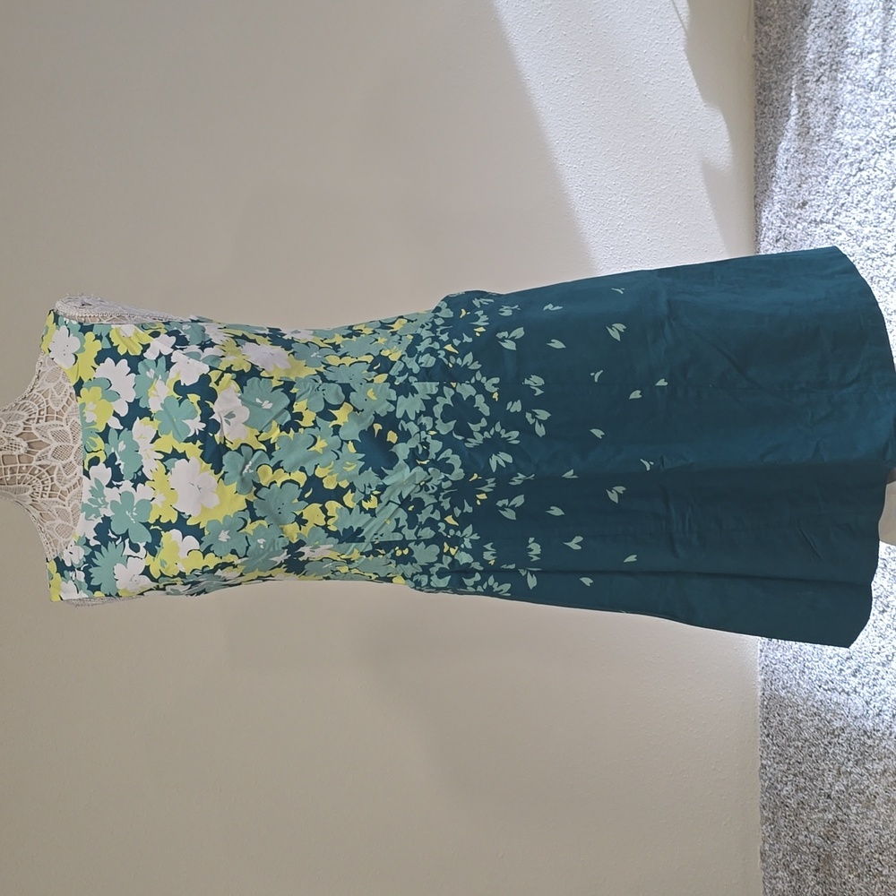 PENDLETON Floral Sleeveless Cotton Sheath Shift Dress